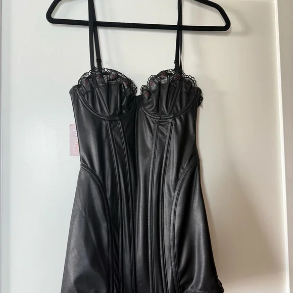 NWT SAVAGE FENTY RENAISSANCE ROSE CORSET DRESS - Picture 5 of 14